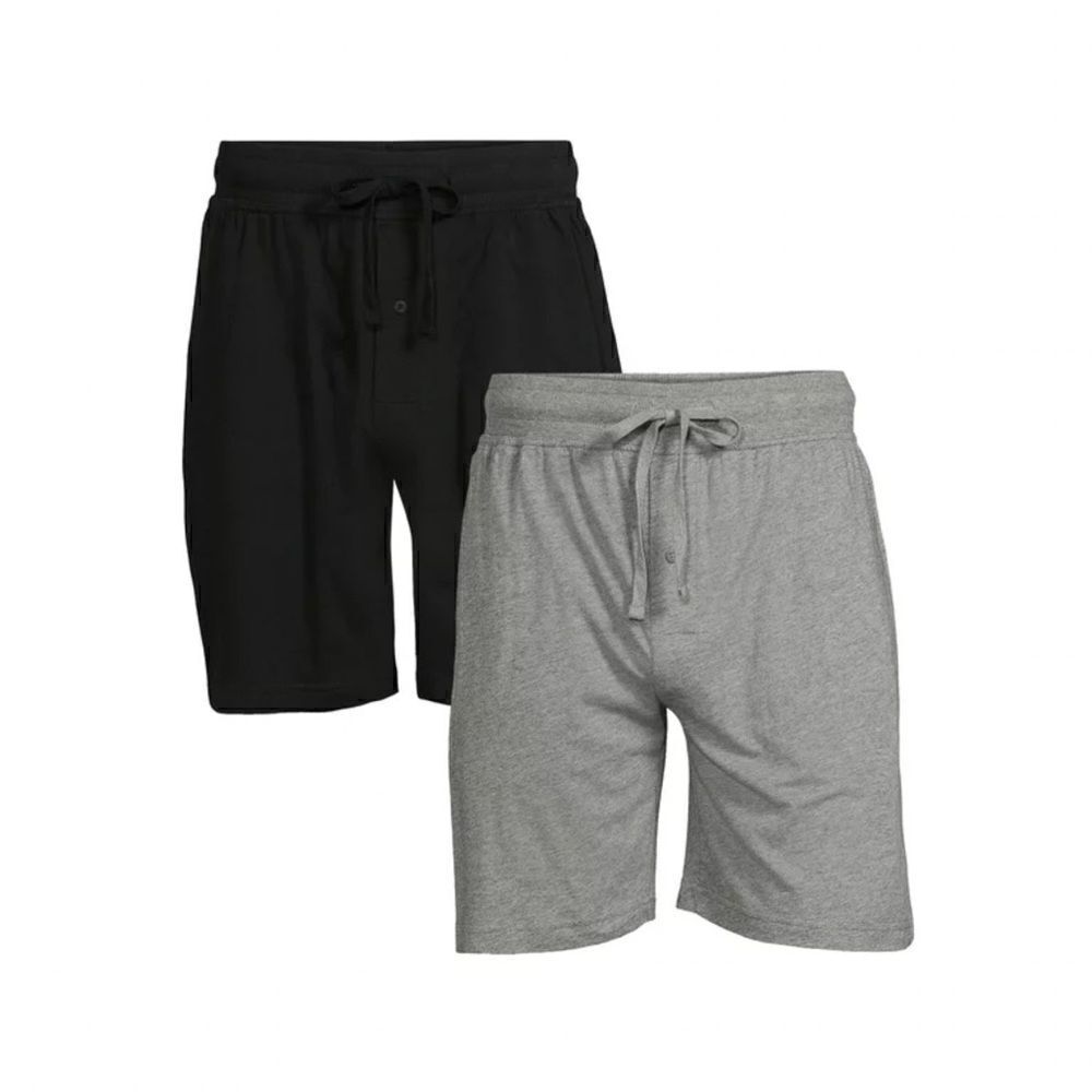 Hanes Men's Cotton Modal ComfortFlexFit Sleep Shorts, 2-Pack